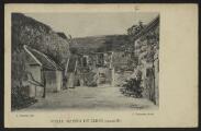 2 vues « Vieille maison de Cergy (aquarelle) ». C. Bourcier, phot.