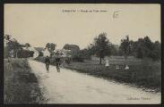 2 vues « Chauvry. Route de L'Isle Adam ». Collection Thomas.
