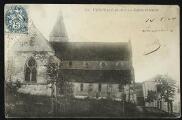 2 vues « 64. Frouville (S.-et-O.). Eglise et mairie ». Phot. et collec. Fleck, Nesles-la-Vallée.
