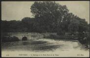 2 vues « 504. Pontoise. Le barrage et le petit pont de la Viosne ». ND Phot.