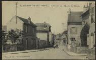 2 vues  - « Saint-Martin-du-Tertre. La grande rue. Quartier du calvaire ». Frémont édit., Beaumont-sur-Oise. (ouvre la visionneuse)