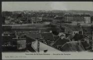 2 vues  - « Panorama de St-Ouen-l\'Aumône. Vue prise de Pontoise ». Cudot, tabac, place de la Gare. A. Breger Frères, 9 rue Thénard, Paris. (ouvre la visionneuse)