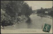 2 vues « 6. Les bords de l'Oise à Valmondois ». Frémont édit., Beaumont-sur-Oise.