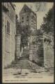 2 vues  - « Auvers-sur-Oise. L\'église. Le vieil escalier ». Cliché Godefroy. A. Seyes imp.-édit., Pontoise. (ouvre la visionneuse)