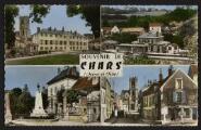 2 vues  - « Souvenir de Chars (Seine-et-Oise) ». Combier imp., Mâcon. (ouvre la visionneuse)