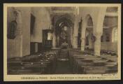 2 vues « Cormeilles-en-Parisis. Nef de l'église (colonnes et chapiteaux du XIIe siècle) ». Edition Ch. W.