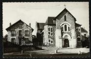 2 vues « Franconville (S.-et-O.). L'église ». M. Farce, 120 rue de la Station, Franconville.