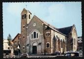 2 vues « A.Ci.5. Franconville (Val-d'Oise). L'église ». Combier imprimeur, Mâcon.
