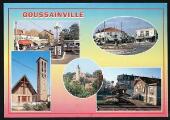 2 vues « Goussainville (Val-d'Oise). Divers aspects de la ville ». Photo. J.-N. Duchateau. Ed. Raymon, 33 rue Jules Vallès, Bobigny.