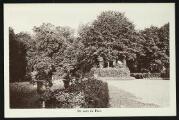 2 vues « Un coin du parc. Pension de famille, 30 rue de Montmorency, Groslay (S.-et-O.) ». Editions R. Caron, 40 rue Pigalle, Paris.