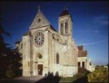1 vue  - Champagne-sur-Oise. - Église Notre-Dame-de-l\'Assomption : façade ouest. (ouvre la visionneuse)