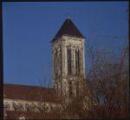 1 vue Champagne-sur-Oise. - Église Notre-Dame-de-l'Assomption : clocher.