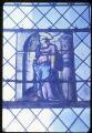 1 vue Ennery. - Église Saint-Aubin : vitrail représentant sainte Barbe.