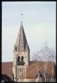 1 vue Frouville. - Église Saint-Martin : clocher.