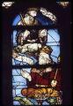1 vue Groslay. - Église Saint-Martin : vitrail représentant l'Arbre de Jessé.