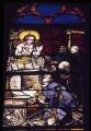 1 vue Groslay. - Église Saint-Martin : vitrail représentant la messe de saint Grégoire.