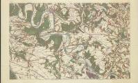 1 vue « Carte de France levée par ordre du roi » dite carte de Cassini, carte n° 25, Vexin français et Vexin normand.