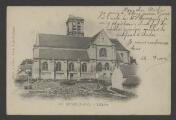 2 vues « 29. Epiais (S.-et-O.). L'église ». Photo. et collect. Fleck, Nesles-la-Vallée.